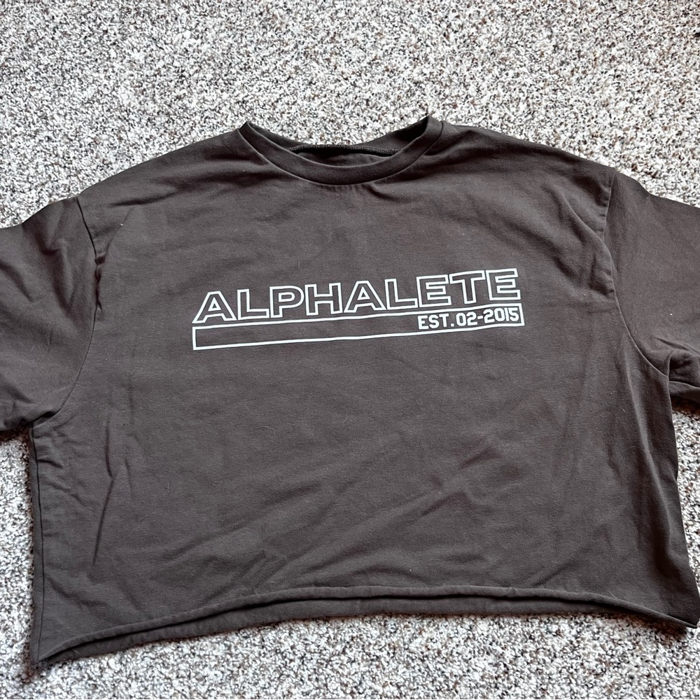 Alphalete Chocolate Lifestyle Fit Tee